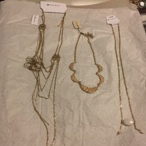 3 Stony Necklaces